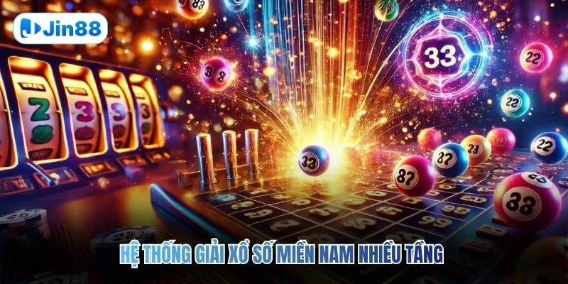 Hệ thống giải xổ số miền Nam nhiều tầng 